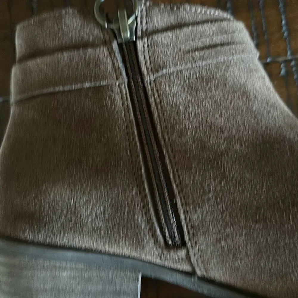 Skechers modern western bootie ankle boots brown 7.5